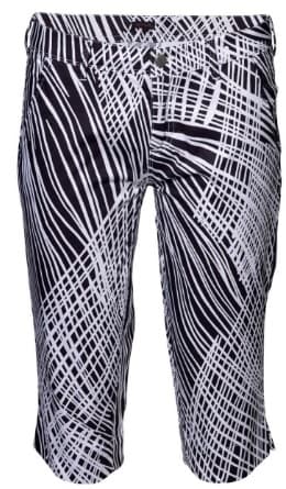 Bermuda Girls Golf Capri Black White Mujer Ref.13757