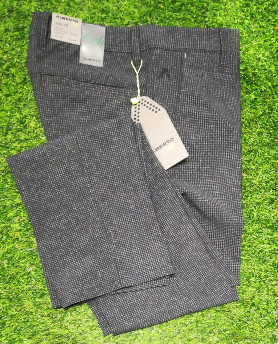 Pantalon Alberto Golf Rookie Revolutional Pepita WR Gris - imagen 1