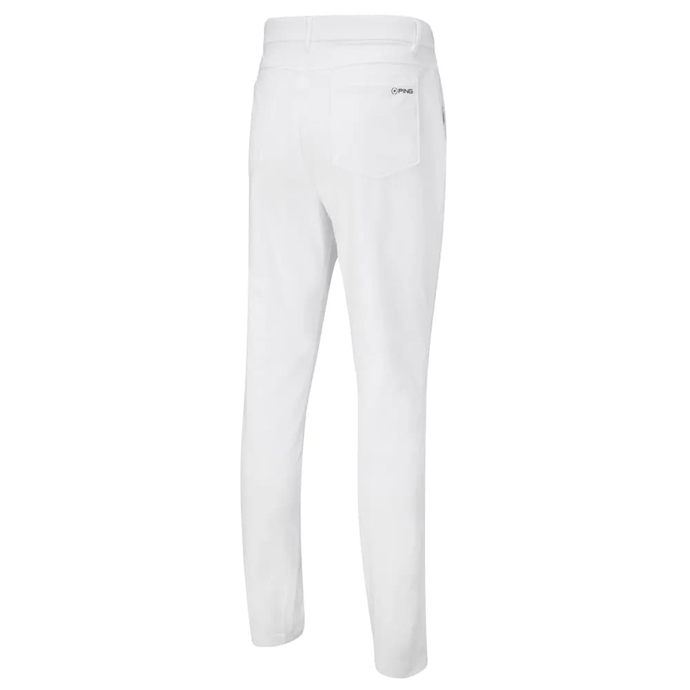Pantalon Ping Tour Tapered Fit P03582-002 Blanco Hombre
