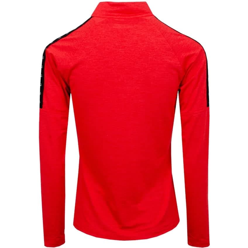 Polo Calvin Klein Kahn Zip Neck Rojo Mujer