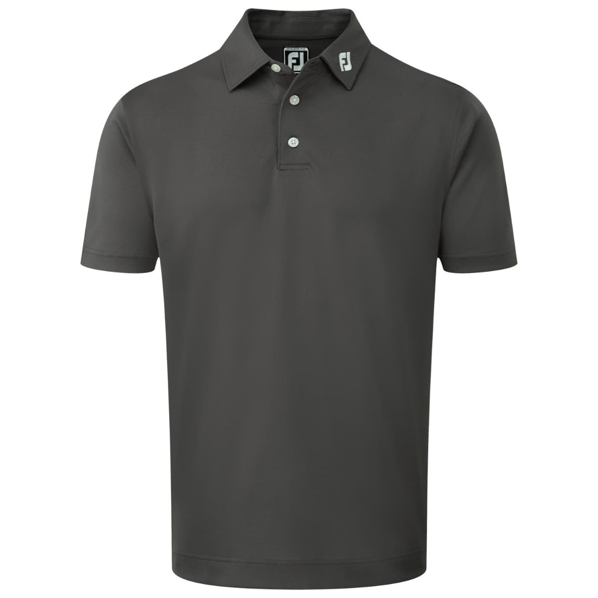 Polo de golf Footjoy Stretch Pique Solid Negro 92420