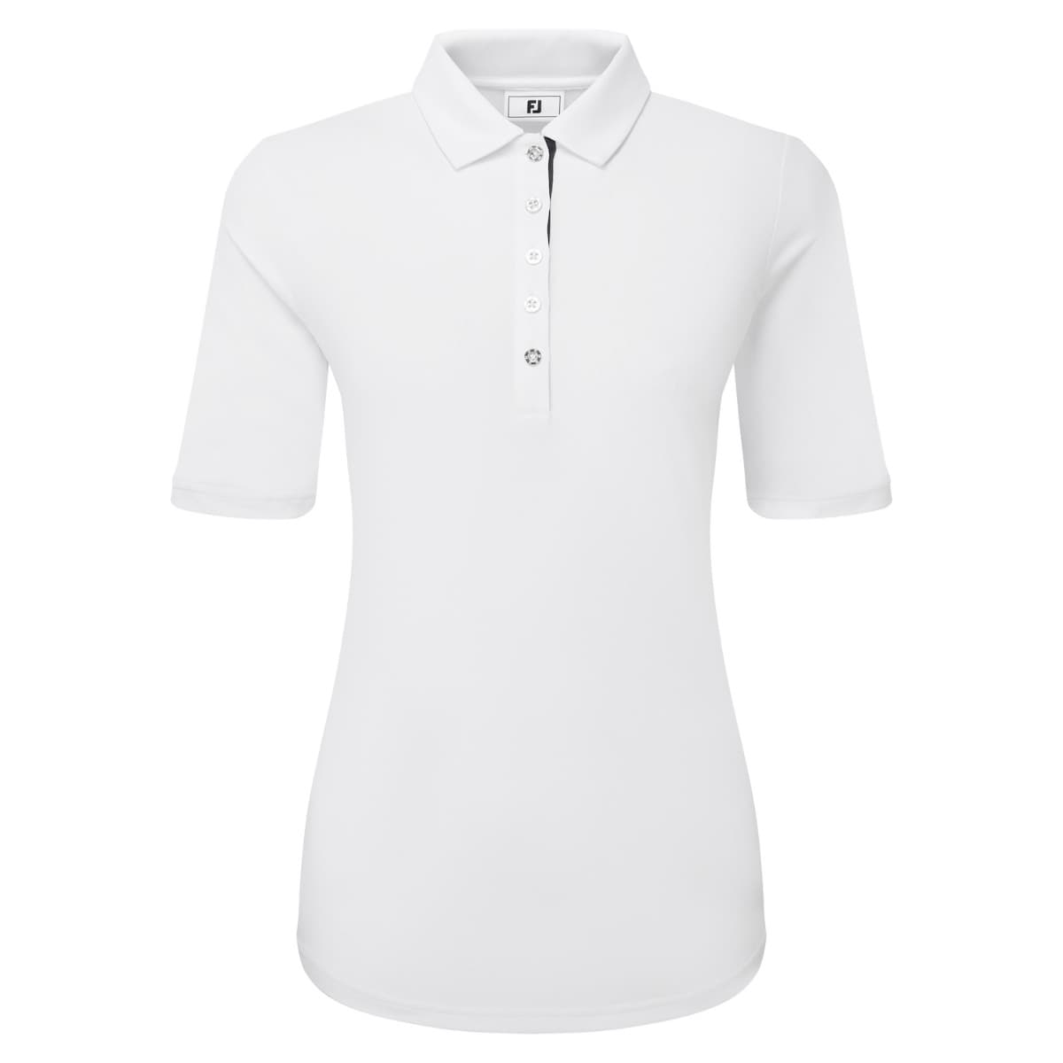 Polo FootJoy Half Sleeve Ruched Lisle 34204 Mujer