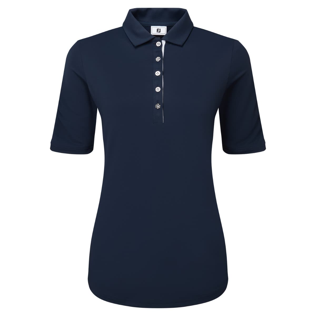 Polo FootJoy Half Sleeve Ruched Lisle 34207 Mujer