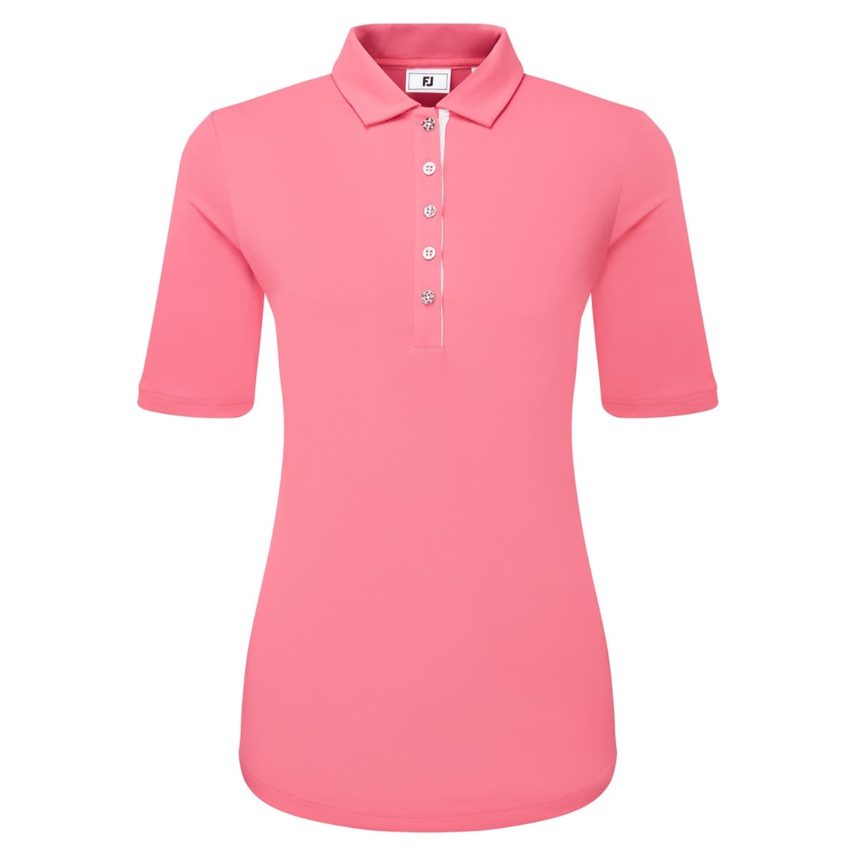 Polo FootJoy Half Sleeve Ruched Lisle 34236 Mujer - imagen 2
