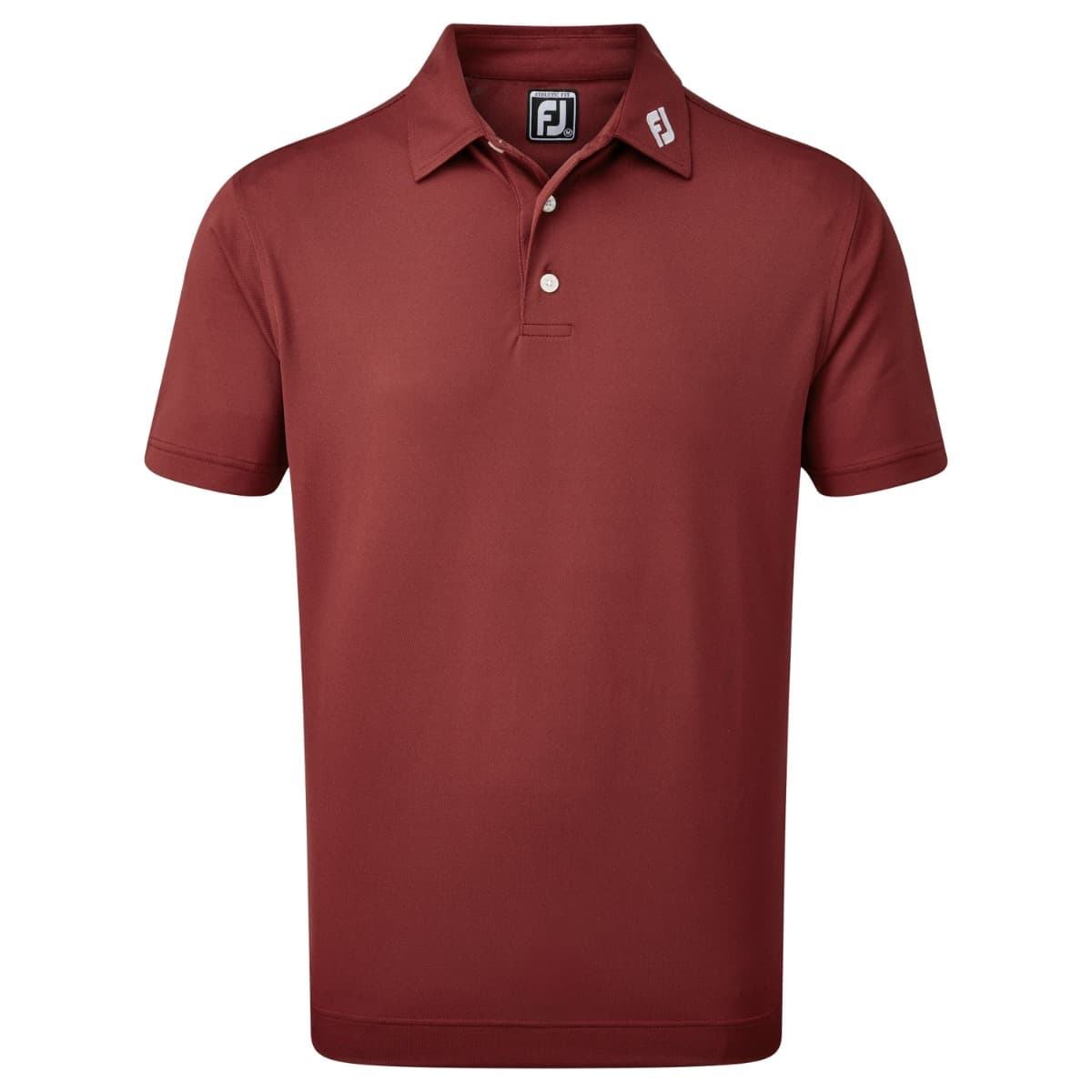 Polo FootJoy Pique Solid Shirt Maroon 84456 Hombre