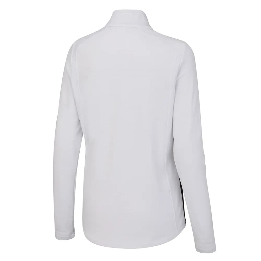 Polo Ping Sonya Ladies Fleece Midlayer Black White P93565-090 hover