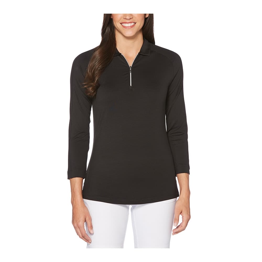 Polo Callaway 3/4 Sleeve Shadow Stripe Ref.: CGKF8044 002 Negro Talla L