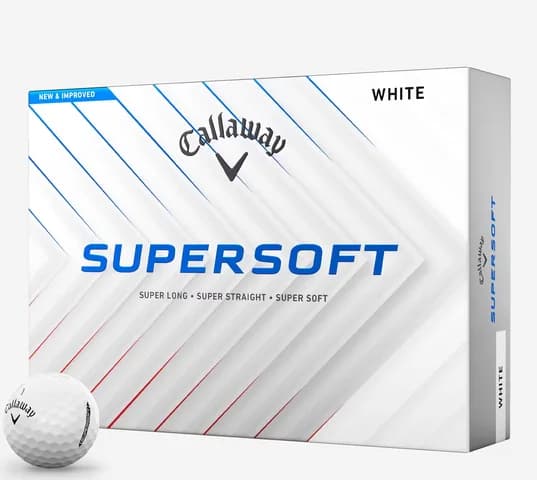 Bolas de golf Callaway SuperSoft Blanca 25