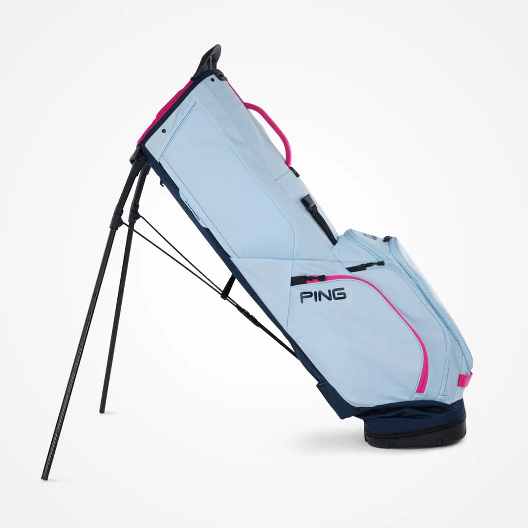 Bolsa de golf PING Hoofer Lite Crystal/Navy/Malibu Rose hover
