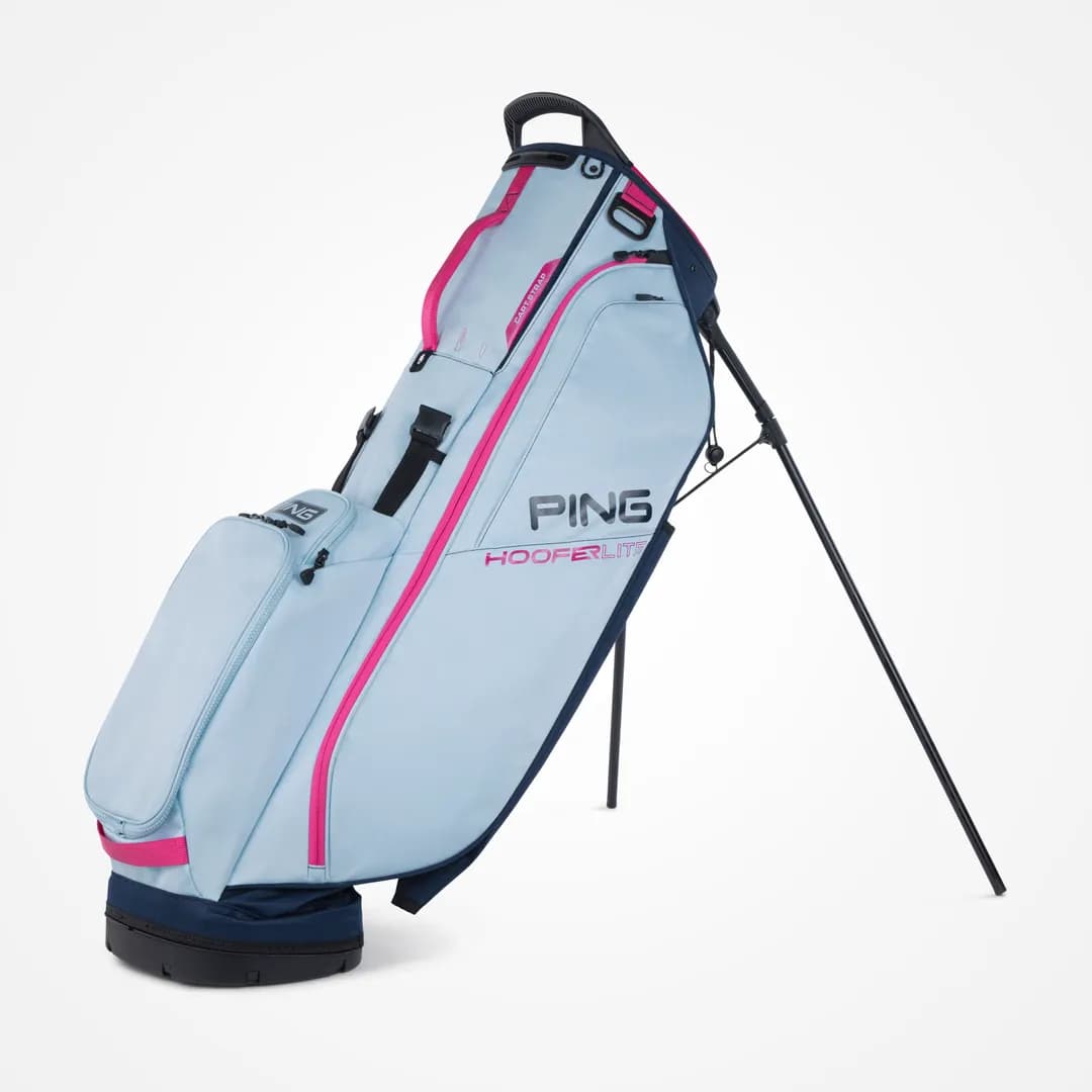 Bolsa de golf PING Hoofer Lite Crystal/Navy/Malibu Rose - imagen 1