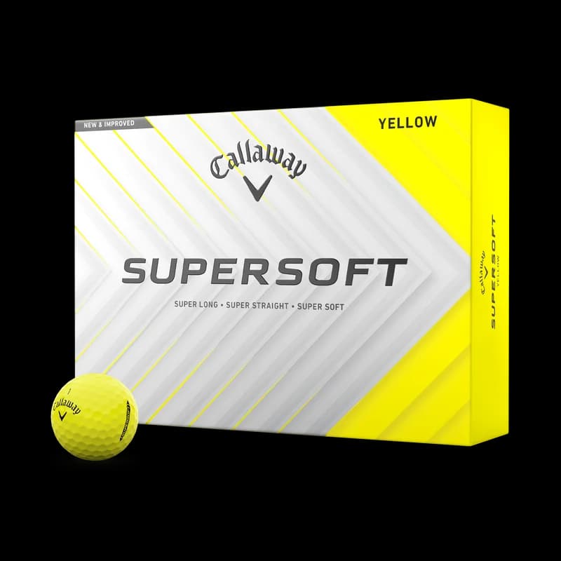 Bolas Callaway Supersoft Amarillas