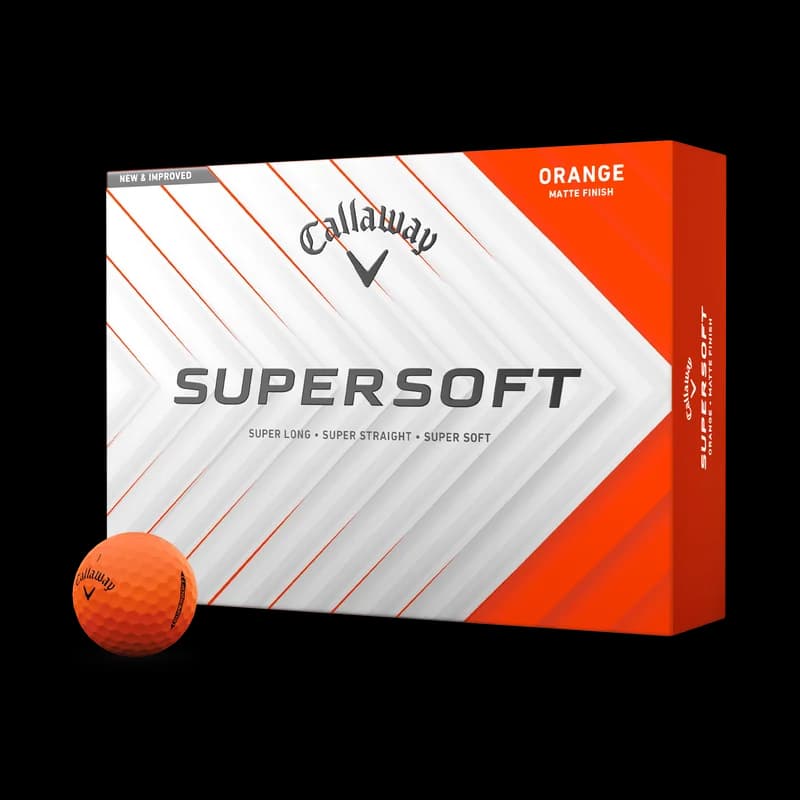 Bolas Callaway Supersoft Matte Naranja