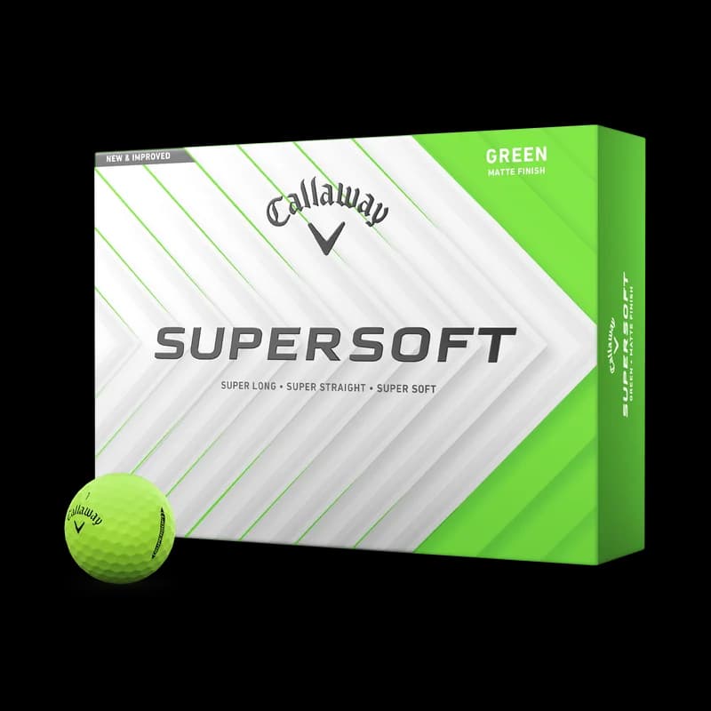 Bolas Callaway Supersoft Matte verdes
