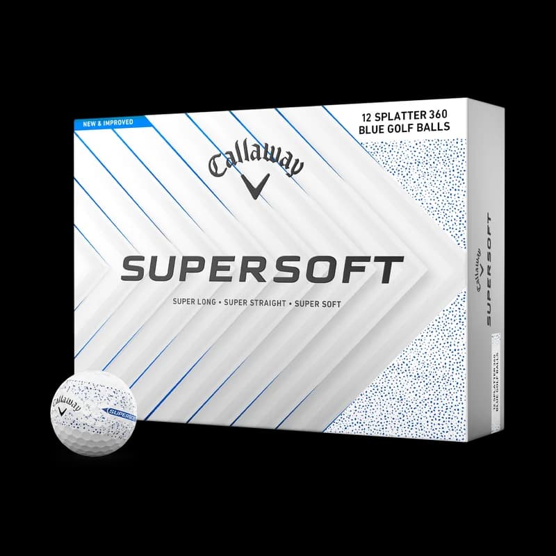 Bolas Callaway Supersoft Splatter 360 Azul
