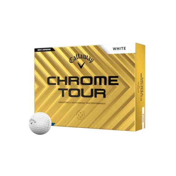 Bolas de Golf Callaway Chrome Tour White