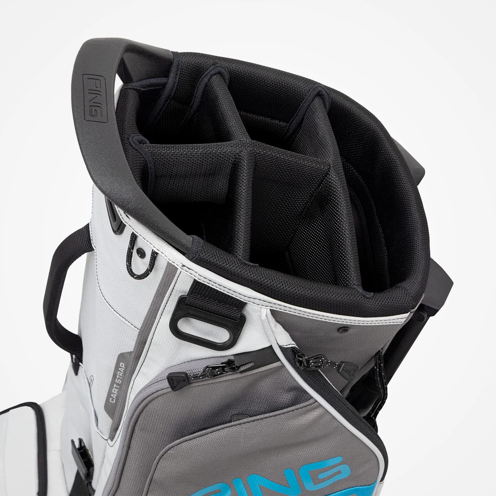 Bolsa de Golf PING Hoofer Light Grey/Blue/Graphite hover