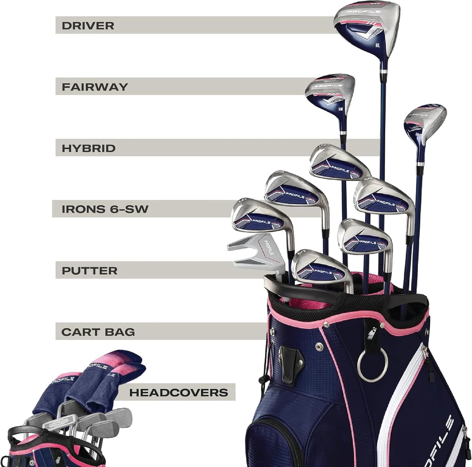 Set Wilson Profile Mujer Con Bolsa de Carro hover