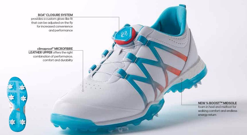 zapatos golf adidas mujer