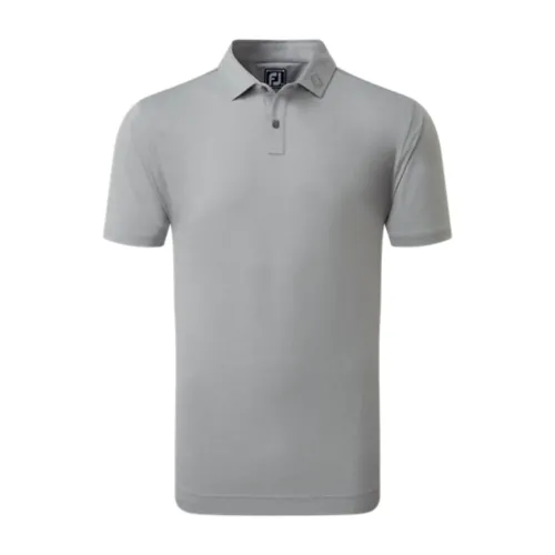 Polo FootJoy HEATHER SELF COLLAR GREY 80144
