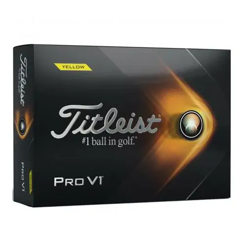 Bolas Titleist PRO V1 Yellow