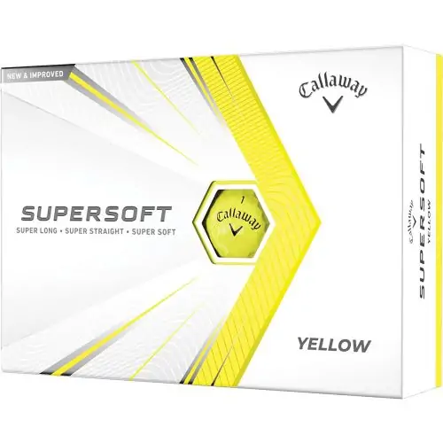 Bolas de golf Callaway SuperSoft Amarilla