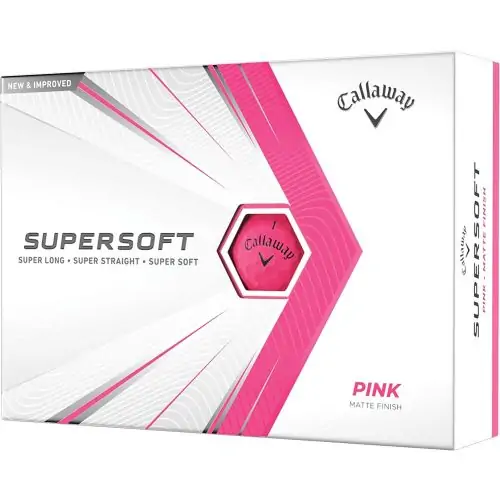 Bolas de golf Callaway SuperSoft Rosa