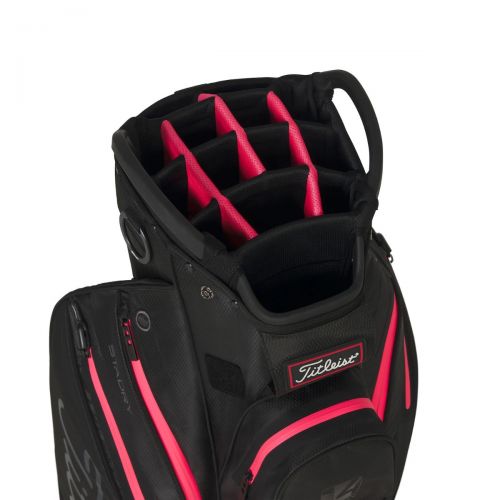 Bolsa Titleist Stadry Cart 14 TB23CT9-055 Negra/Rosa