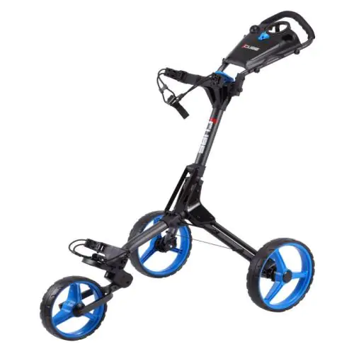 Carro de golf Cube 3 Charcoal/Azul