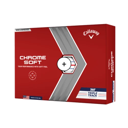 Bolas de golf Callaway Chrome Soft Triple Track 360º Technology