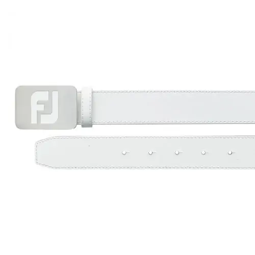 Cinturón FootJoy Blanco 69355 Piel Hombre
