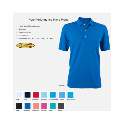 Polo Greg Norman Performance Micro Pique  