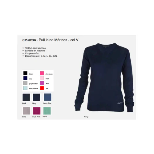 Jersey Greg Norman Merino G255W002 Mujer