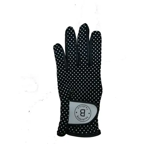 Guante B Backswing Fashion Lady Negro Puntos Blancos