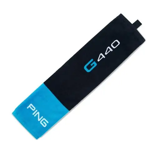 Toalla Ping G440 Tri Fold Blue/Black