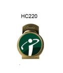 Clips de gorra HC 220 con Marcador de golf