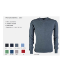Jersey Greg Norman V Neck Lana Merino G7S4W002 Personalizado