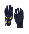 Guantes Zero Friction Compresion-Fit Sintetico Euro Rayder Cup Azul