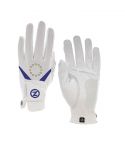 Guantes Zero Friction Compresion-Fit Sintetico Euro Rayder Cup Blanco