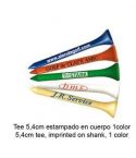 Tees personalizados de 5,4 cm con 1 estampación 1 color a granel