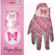 Guantes de golf  Pink Butterfly Pattern Cabreta mujer