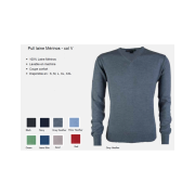 Jersey Greg Norman V Neck Lana Merino G7S4W002 Personalizado
