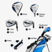 Set Callaway Xj-2 Junior ( 5 a 8 años ) Azul