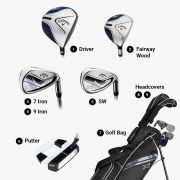 Set Callaway Xj-2 Junior Negro altura de ( 120 Cm a 136 Cm )