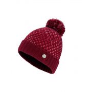 Gorro Invierno Ping Mujer OTI Textured Knit Bobble Tibetan Red