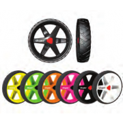  Ruedas de colores para carros Clicgear  Color Azul