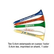 Tees personalizados de 5,4 cm con 1 estampación 1 color a granel